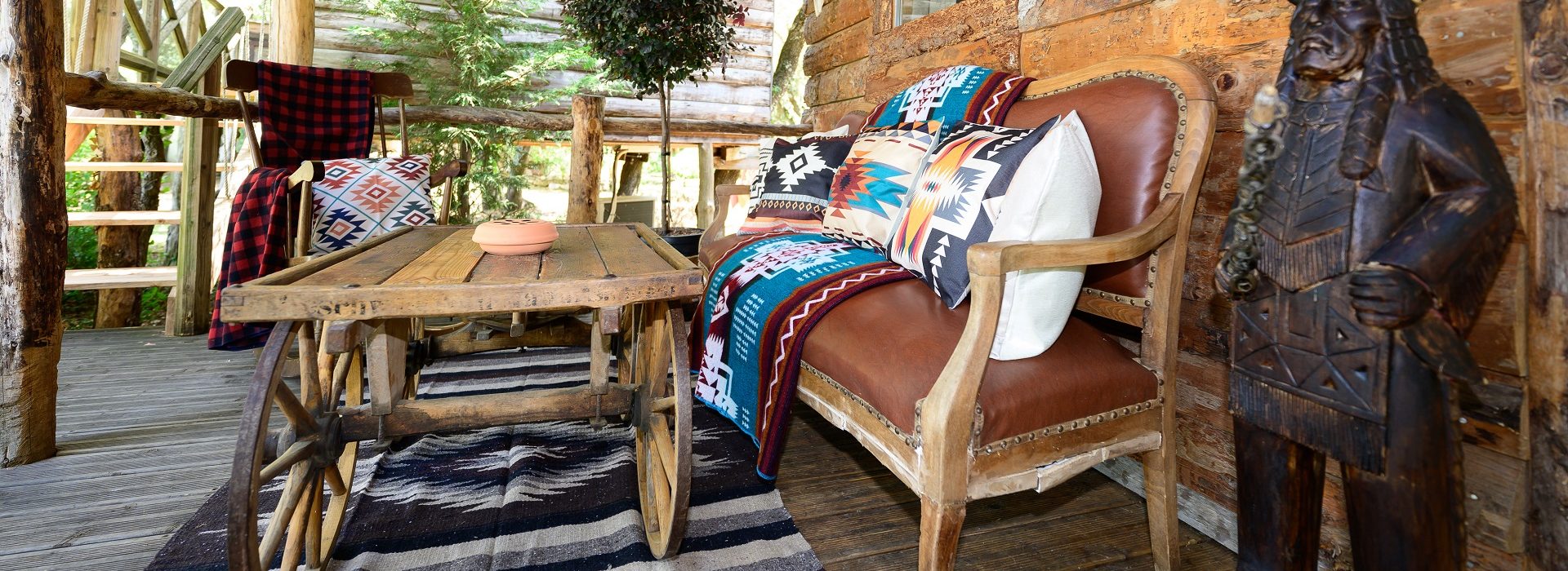 Maison de cowboy en bois